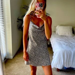 Princess Polly Size 4 Leopard Slip Dress EUC Like new! So flattering